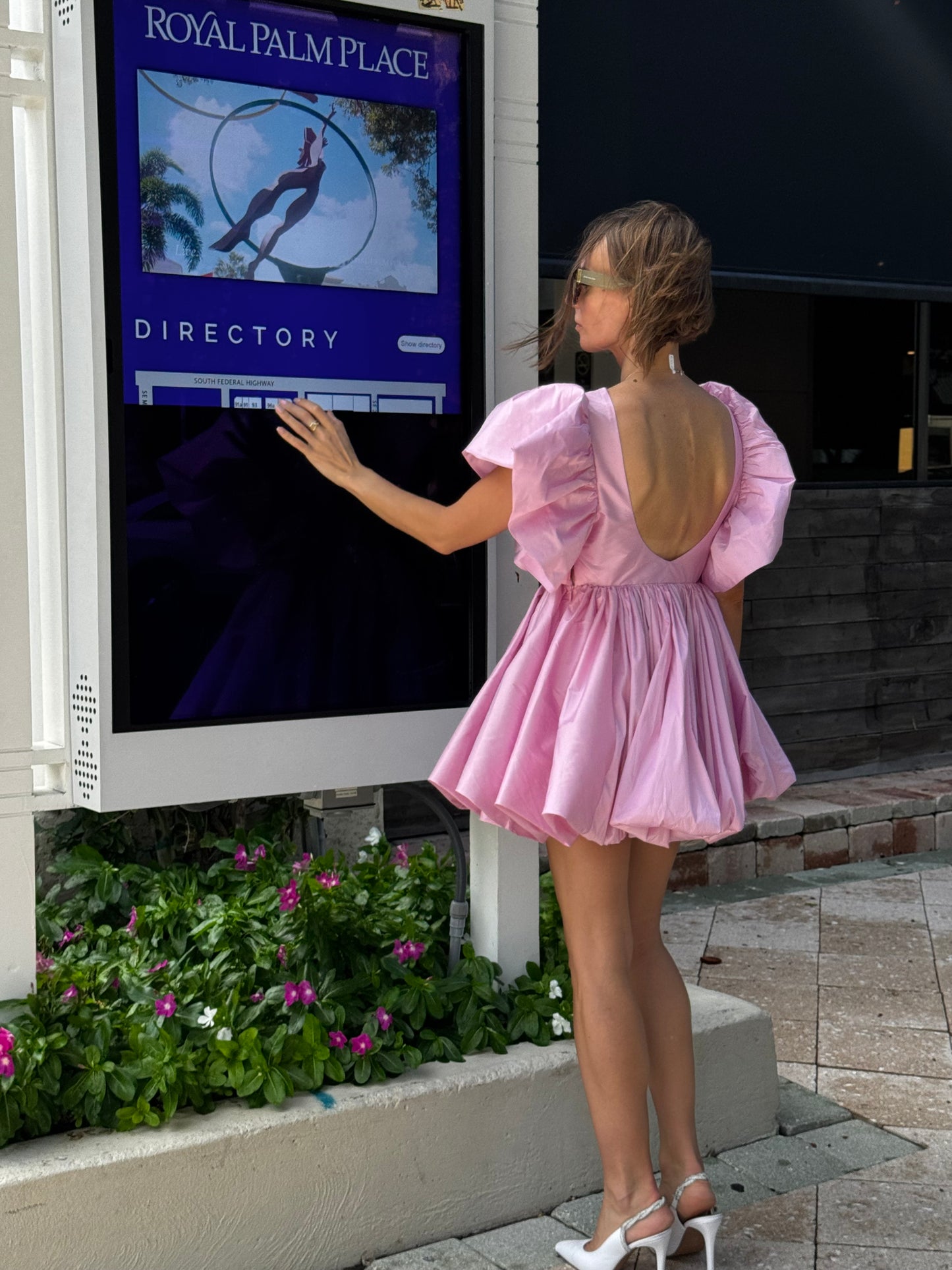 Marshmi Pink Mini Dress