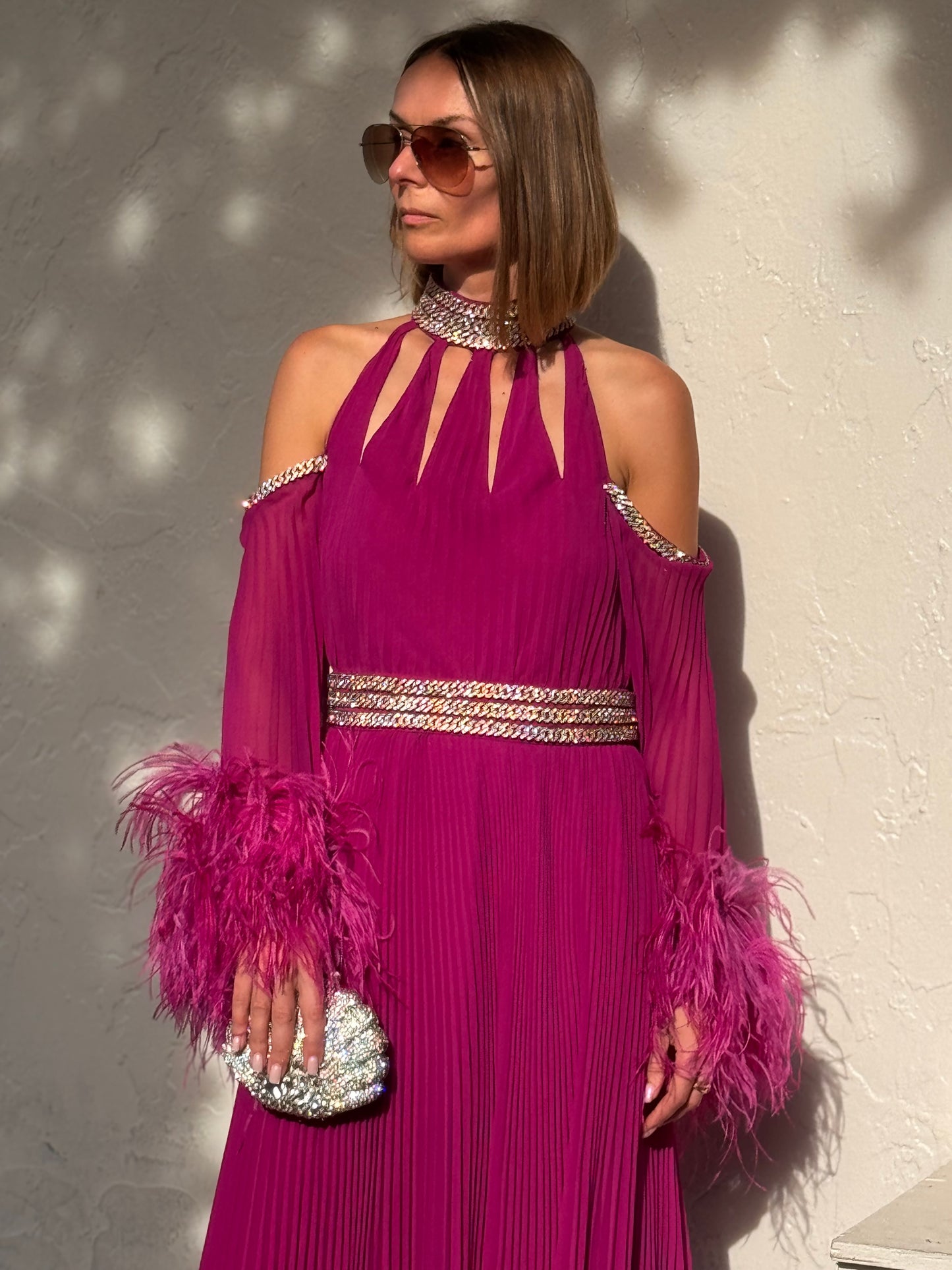 Alexandre Magenta Dress