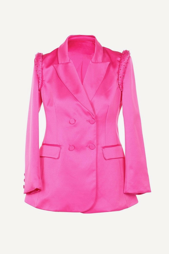 Kimmo Satin Blazer