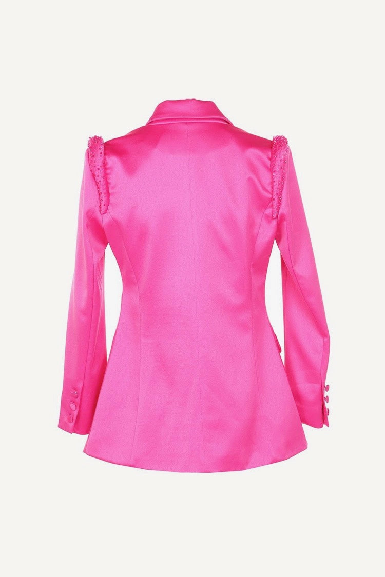 Kimmo Satin Blazer