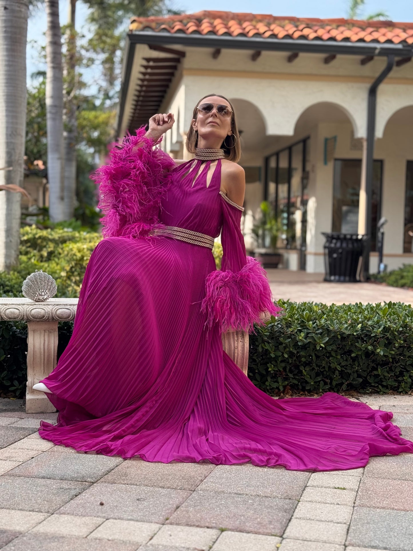 Alexandre Magenta Dress