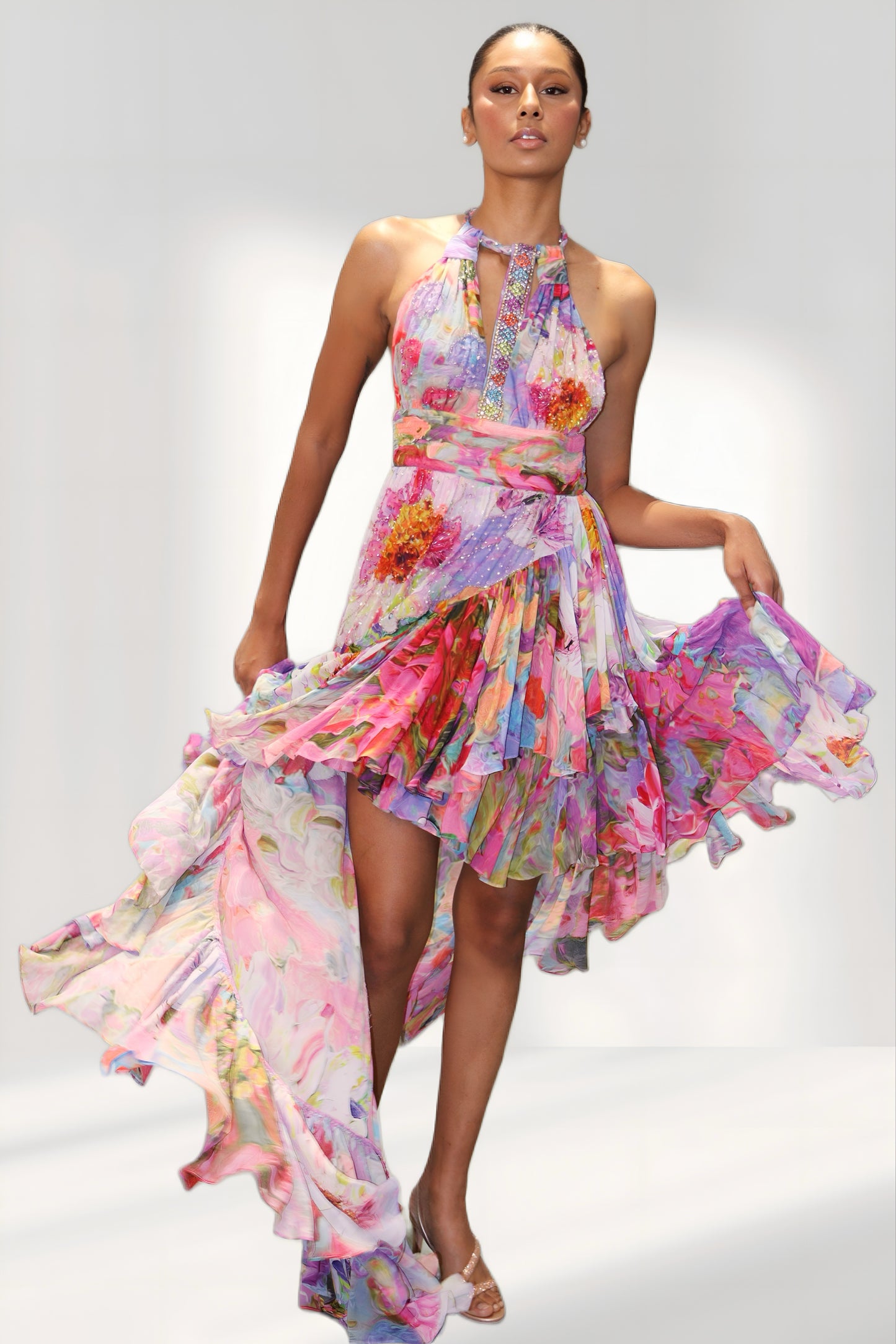 Gale Floral Dress