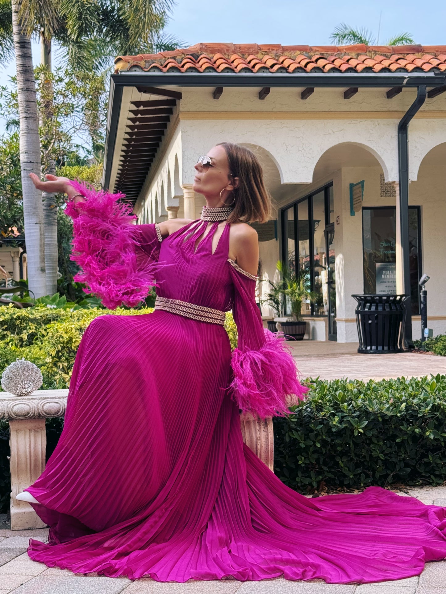 Alexandre Magenta Dress