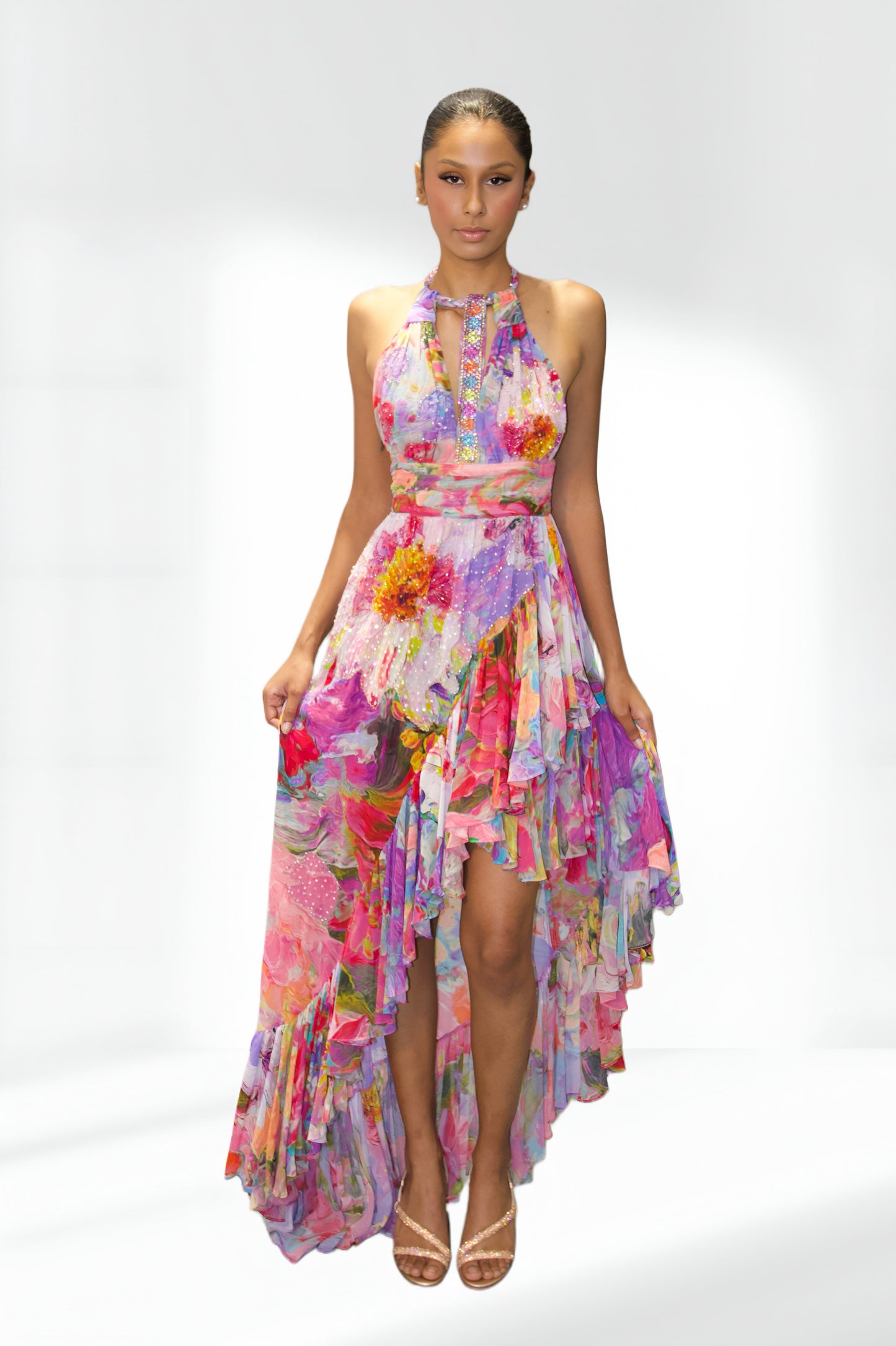 Gale Floral Dress