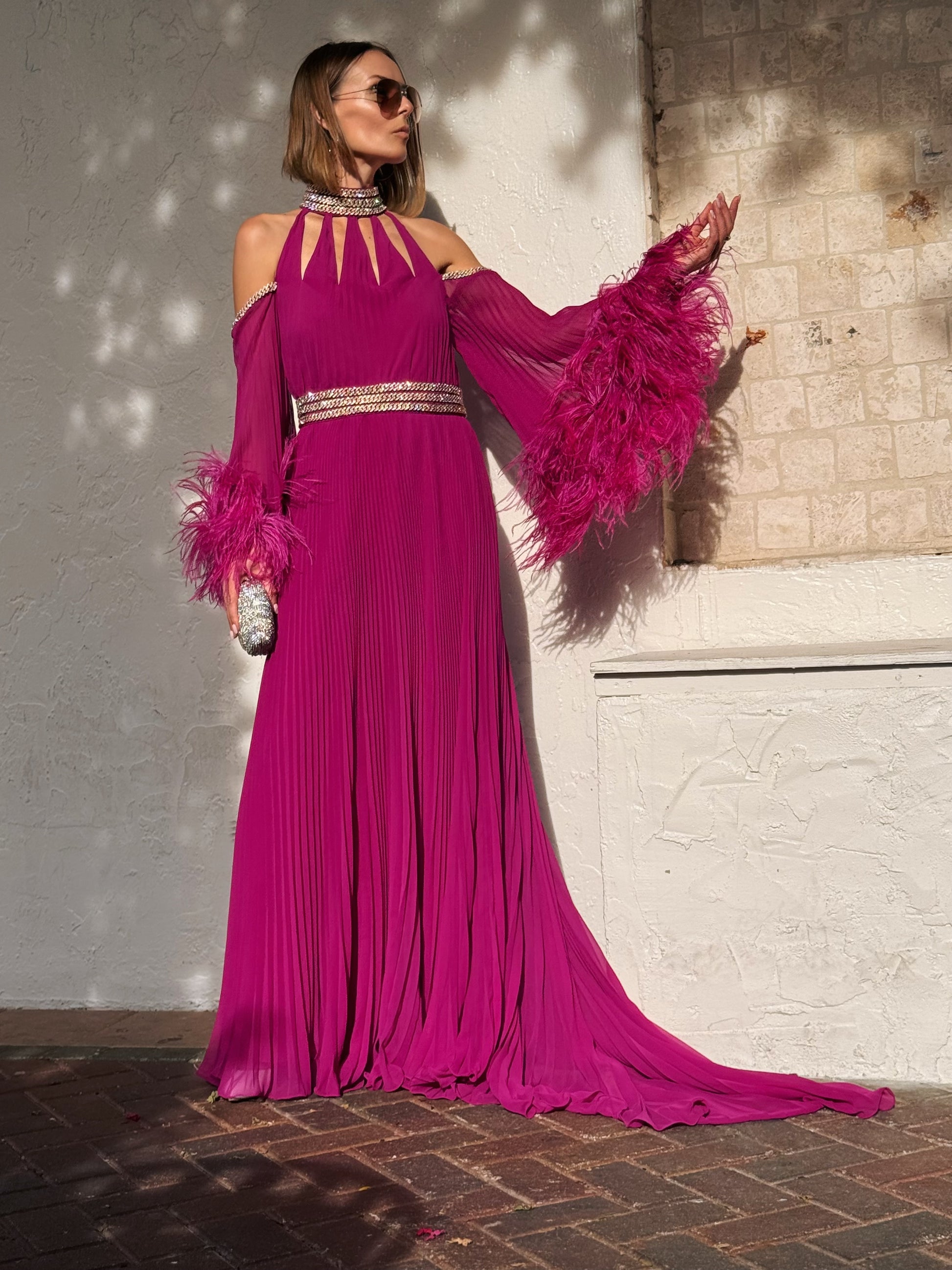 Alexandre Magenta Dress House of Sherrida Alexandre Magenta Dress House of Sherrida